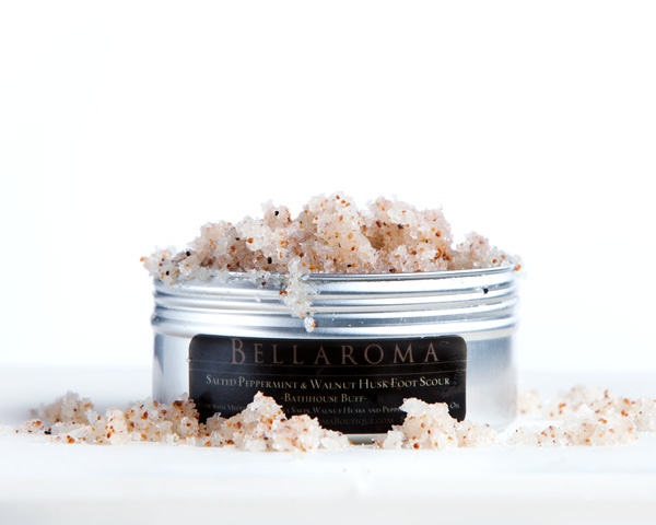 Salted Peppermint & Walnut Husk Foot Scour