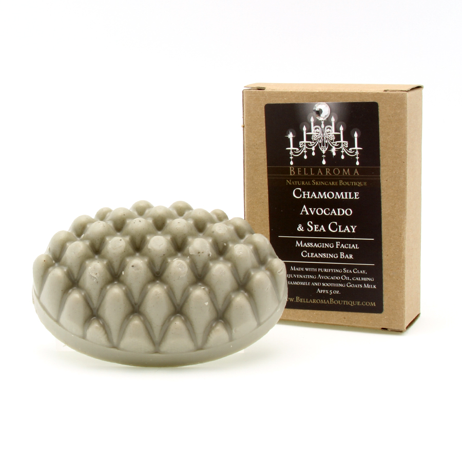 Chamomile Avocado & Sea Clay Massaging Facial Bar