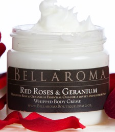 Red Roses & Geranium
